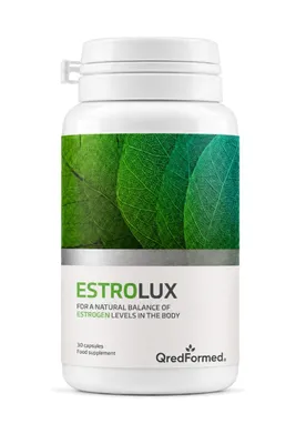 Zdjęcie produktu dla ESTROLUX – Wsparcie dla równowagi hormonalnej i dostarczenie składników odżywczych – 30 kapsułek