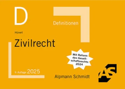 Obrázek produktu pro Definitionen Zivilrecht
