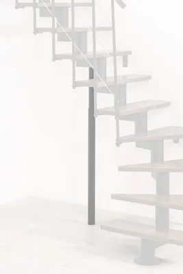 Produktbild von Minka Abstützrohr für die Raumspartreppen Comfort Top und Quatro Grau