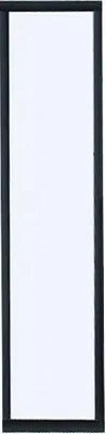 Produktbild von Verglaste Wand aus thermisch lackiertem Aluminium - 30 × 130 cm - schwarz - BAYVIEW
