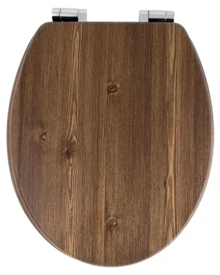 Produktbild von WC-Sitz Deckel im Landhausstil in Holzoptik mit Absenkautomatik