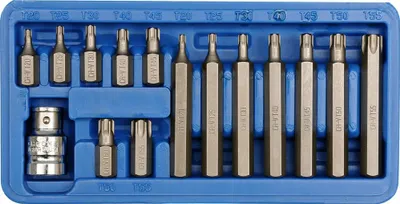 Produktbild von VOREL 66580 Schrauberbit-Satz 15-tlg Bitset Torx