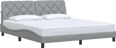 Zdjęcie produktu dla VidaXL 3310615, Szary, 185 cm, 2,18 m, 74,5 cm, 1800 x 2000 mm, 1 szt.