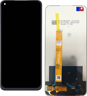 Produktbild von Clappio, LCD-Display + Touchscreen Displayeinheit Ersatzteil für Realme 7, Schwarz