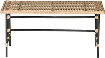 Productafbeelding van Eettafel, hoogwaardig riet, luxe tuinmeubels, terras, balkon, design, modern