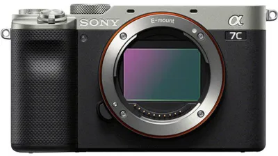 Zdjęcie produktu dla Sony α 7C, 24,2 MP, 6000 x 4000 px, CMOS, 4K Ultra HD, Ekran dotykowy, Czarny, Srebrny