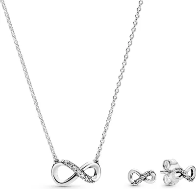 Pandora 68323 Damen Schmuck-Set Funkelnde Unendlichkeit Silber 1