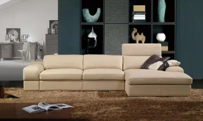 Produktbild von Ecksofa Sofa Couch Polster Wohnlandschaft Leder Eck Sofas Garnitur L Form