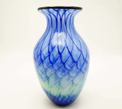 Produktbild von Vase Murano-Stil Vera Höhe ca. 31cm Handarbeit