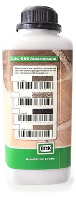 Immagine prodotto di vdw 886 Abstreusand 1kg Steingrau