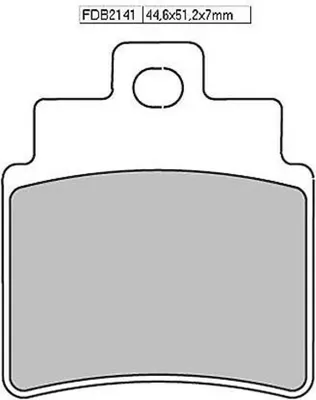 Image de Plaquettes de frein, cpl. FERODO FDB2141EF