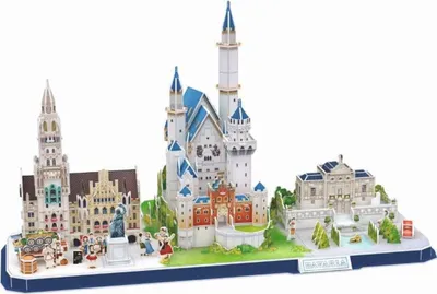 Image de Revell - 3D Puzzle - Bayern Skyline Bavarian 178 pièces puzzle dès 10 ans
