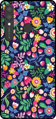Produktbild von Smartphonica Handyhülle Passend für Huawei P Smart (2019) mit Blumendruck - TPU Rückseitenschutzhülle Blumendesign