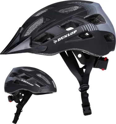 Produktbild von Dunlop Cyklistická prilba LED Dospelí Street Unisex Veľkosť 55 58cm Trendy silné osvetlenie