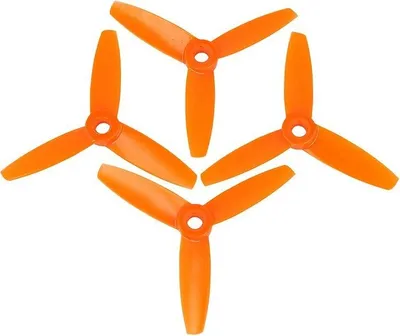 Produktbild von Gemfan 3035 3x3.5 Unbreakable 3 Blatt Propeller Orange 2xCW 2xCCW 3 Zoll