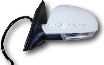 Produktbild von Außenspiegel Spiegel links elektrisch für Für VW JETTA GOLF V KOMBI GOLF VI KOMBI weiss LB9A