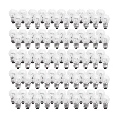 Produktbild von 100 x Leuci Glühbirne Tropfen 60W E27 klar Glühlampe 60 Watt Glühbirnen Glühlampen warmweiß dimmbar