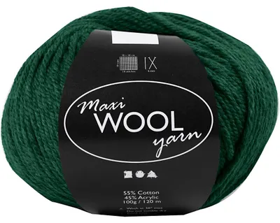 Produktbild von Wolle, L 125 M, Grün, 100 g/ 1 Knäuel [HOB-447412]