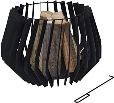 Produktbild von Famanu Feuerstelle Gartenofen - 60 x 60 x 40 cm - Schwarz