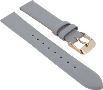 Produktbild von s.Oliver Damen > Uhrenarmband 16mm grau Leder glatt > SO-3600-LQ