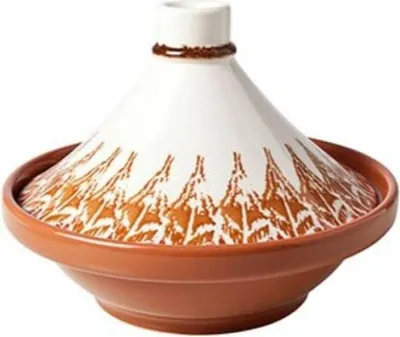 Produktbild von Tajine, einzelportionierbar, aus Terrakotta - Durchmesser 22 cm