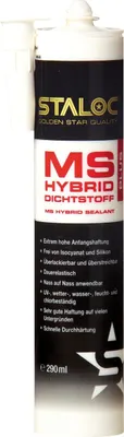 Produktbild von STALOC Premium Kleb- und Dichtstoff MS Hybrid plus | weiß | 290 ml