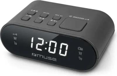 Image de M-10CR Radio-réveil FM Noir