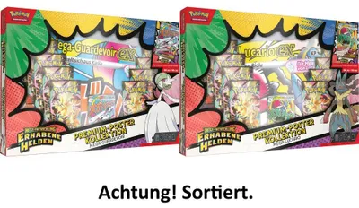 Produktbild von Pokémon|Amigo Pokémon Premium-Poster-Kollektion Mega-Entwicklung - Erhabene Helden: Mega-Guardevoir-ex//Mega-Lucario-ex