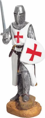 Produktbild von Templer Kreuzritter mit Schwert und Schild