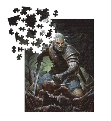 Produktbild von Dark Horse Geralt Hexe Puzzle Trophäe Braun Braun One Size