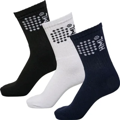 Produktbild von hummel hmlCOURT 3-PACK SOCKS - BLACK/MARINE/WHITE - 41/45