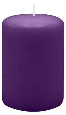 Produktbild von Stumpenkerzen 80 x Ø 100 mm, Violett, 4 Stück