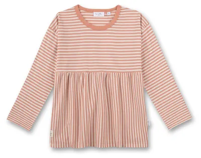 Produktbild von Sanetta Pure Mädchen-Langarmshirt rosa Ringel 62