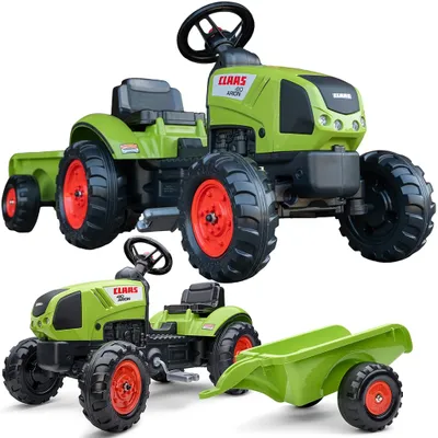 Obrázok produktu pre Falk Claas 2040A, 2 rok / roky, 4 koleso/kolesá, Plast, Oceľ, Čierna, Zelená, Červená