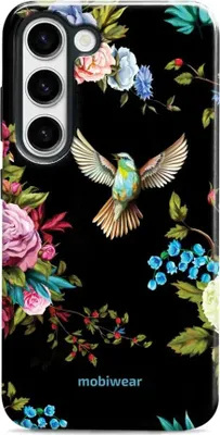 Produktbild von Handyhülle für Galaxy S23, Mobiwear Elite Pro, Nachtkolibri