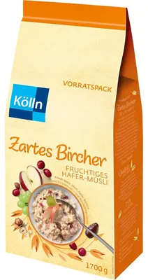 Zdjęcie produktu dla Kölln Tender Bircher Fruity Oat Muesli Fruit Mix 1700g