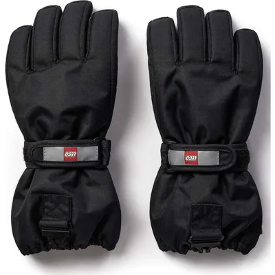 Produktbild von LEGO® kidswear Kinder Handschuh LEGO GLOVES WITH MEMBRANE – LWATLIN 700 Schwarz 98/104