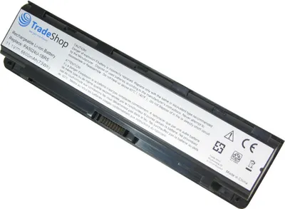 Produktbild von Hochleistungs Li-Ion Laptop Notebook Akku 10,8V/11,1V / 6600mAh ersetzt Toshiba PA5023U-1BRS PA5024U-1BRS PA5025U-1BRS PA5026U-1BRS PA5027U-1BRS PABAS259 PABAS260 PABAS261 PABAS262 PABAS263