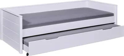 Zdjęcie produktu dla Dream Łóżko 90x200cm z 1 wysuwane łóżko biały.