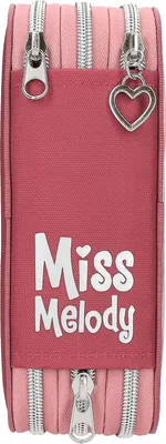 Image de Miss Melody 3 compartiments, trousse à crayons LED