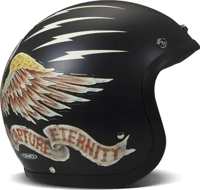 Obrázek produktu pro Dmd Retro Jet Helma Black L Black L