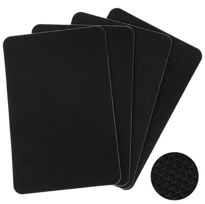 Produktbild von Anti-Rutsch-Pads - Selbstklebend und schneidbar - Zur Geräuschreduzierung und als Schuhsohlenschutz - 4 Stück