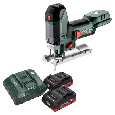 Produktbild von Metabo ST 18 LT 130 BL Akku Stichsäge 18 V 130 mm Brushless + 2x LiHD Akku 4,0 Ah + Ladegerät