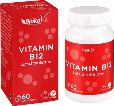 Produktbild von BjökoVit Vitamin B12 Lutschtabletten, 60 St. Tabletten