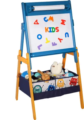 Zdjęcie produktu dla Sztaluga dla dzieci z tablicą magnetyczną i schowkiem GINGER HOME, 3-10 lat