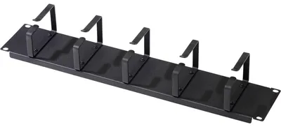 Produktbild von DIGITUS Rangierpanel 2HE 5x Ringe 85x60mm schwarz