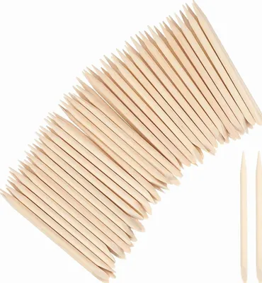 Produktbild von 300 Stück Holzstäbchen doppelseitig für Maniküre und Nagelhautpflege