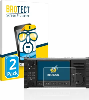 Produktbild von 2x Für Xiegu X6100 HF-Transceiver Schutzfolie BROTECT Displayschutz Display Schutz Folie Klar Transparent