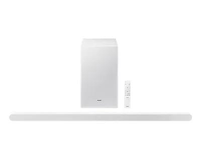 Obrázok produktu pre Samsung HW-S701D/EN, 3.1 kanály/kanálov, Dolby Atmos, Dolby Digital 5.1, Dolby Digital Plus, Dolby TrueHD, Adaptívny, Game Pro, Štandardný, Rozšírenie priestorového zvuku, Bezdrôtový, Biela, ACC, AIFF, ALAC, FLAC, MP3, OGG, WAV