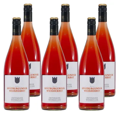 Produktbild von Spätburgunder Weißherbst Roséwein Baden -trocken- (6 x 1,0L)